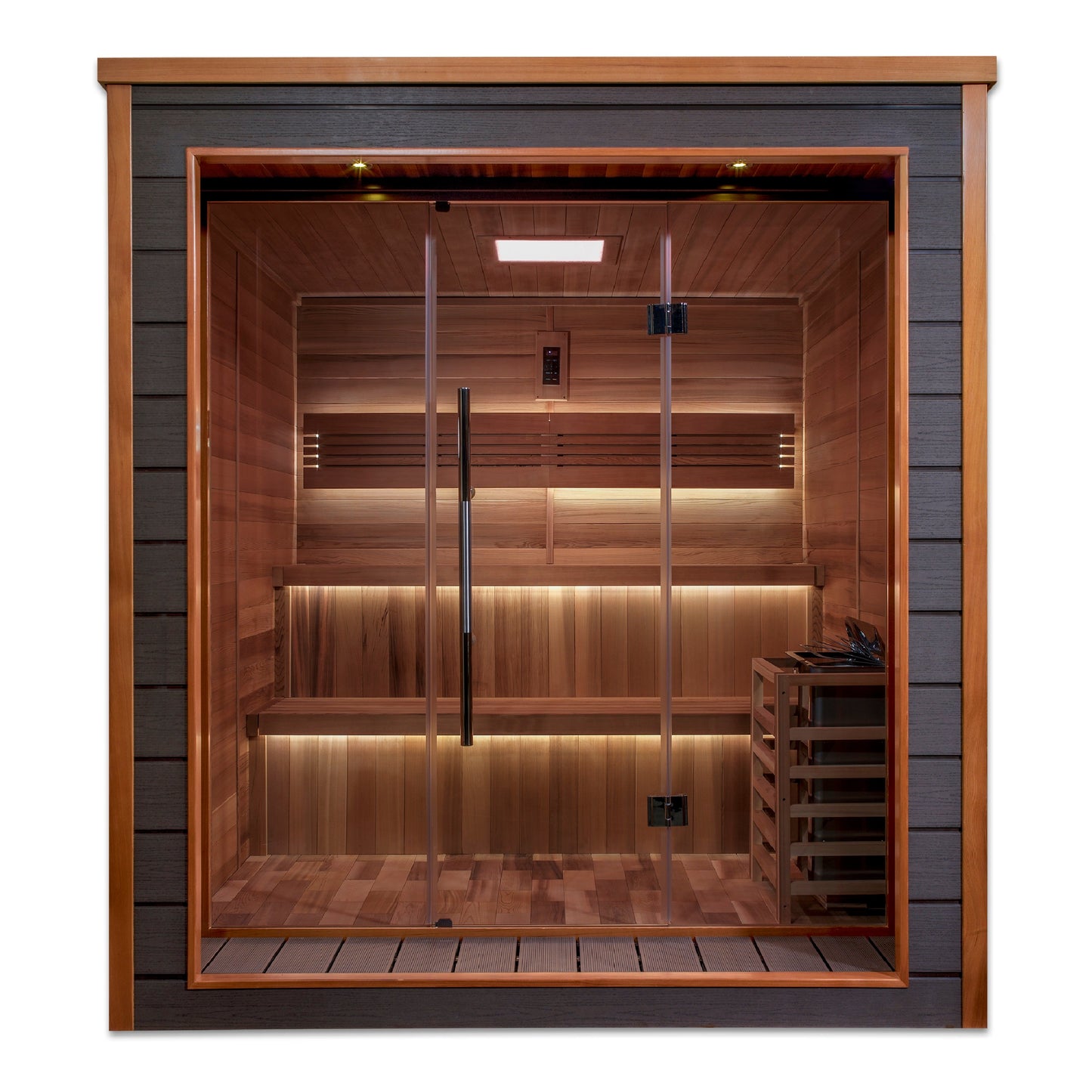 Bergen 6-Person Outdoor-Indoor Traditional Sauna