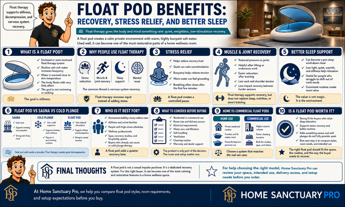 Float Pod Benefits: What Float Therapy Can Do For Recovery, Stress, And Better Sleep