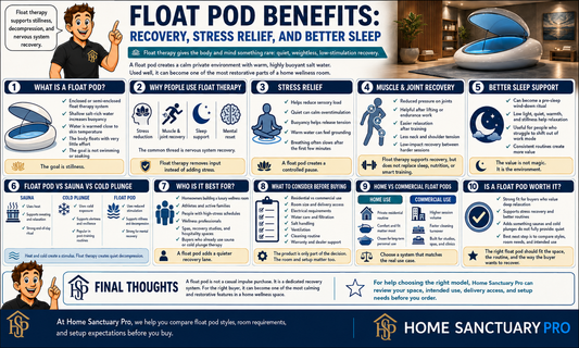 Float Pod Benefits: What Float Therapy Can Do For Recovery, Stress, And Better Sleep