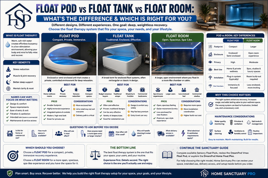 Float Pod Vs Float Tank Vs Float Room: Which Float Therapy Setup Is Right For You?