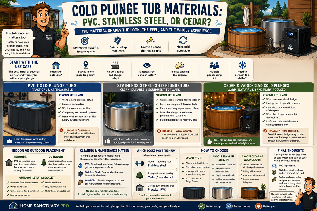 Cold Plunge Tub Materials Guide