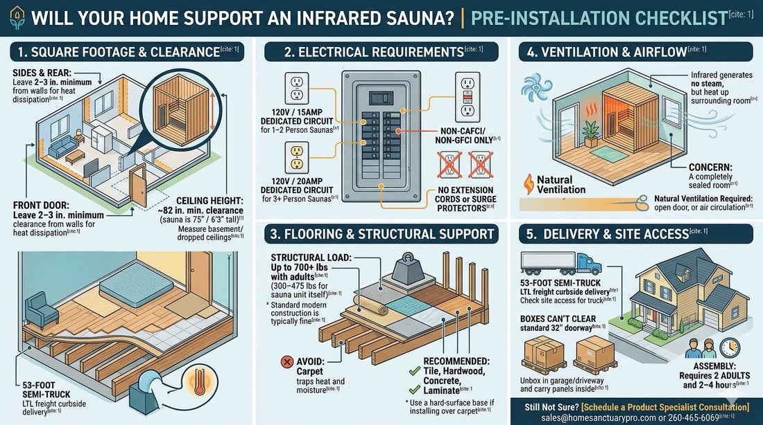 Infrared Sauna Pre-Installation Guide