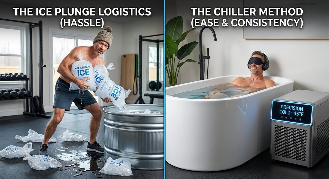 Cold Plunge Chiller vs. Ice — The Real Cost Breakdown Over 12 Months