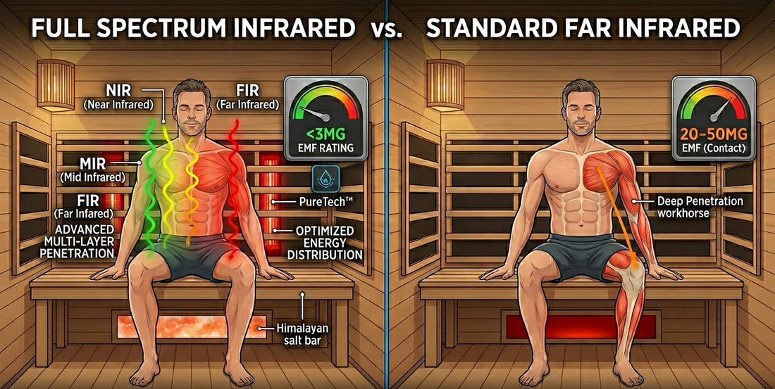 Full Spectrum vs. FAR Infrared — What the EMF Rating Actually Means