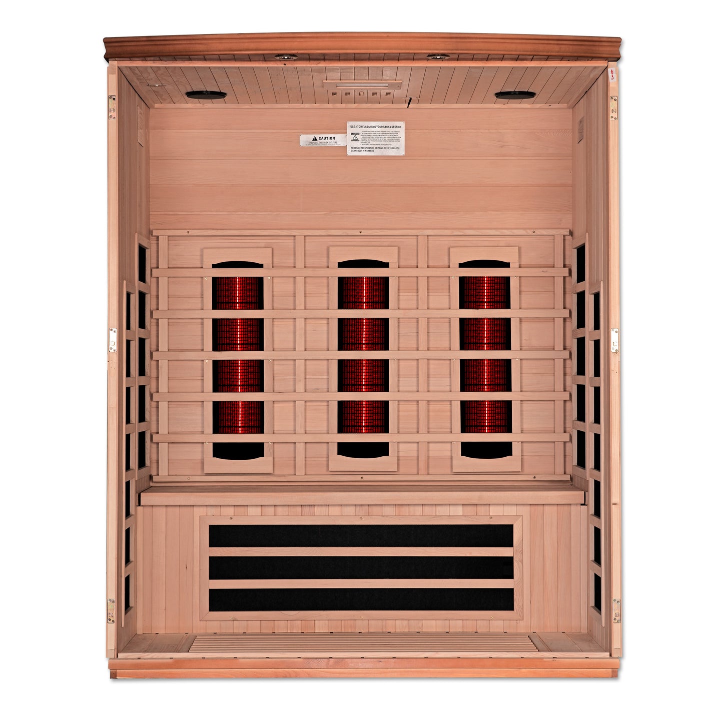 Dynamic "Lugano" 3-Person Full Spectrum Infrared Sauna | DYN-6336-03 FS