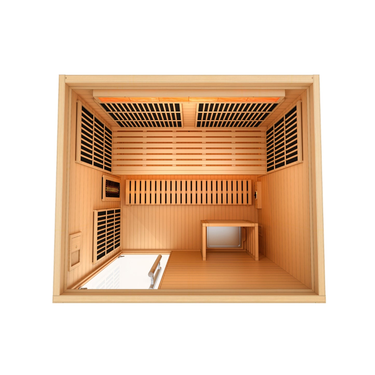 Golden Designs "Soria" 3-Person Indoor Hybrid Sauna | GDI-8330-01