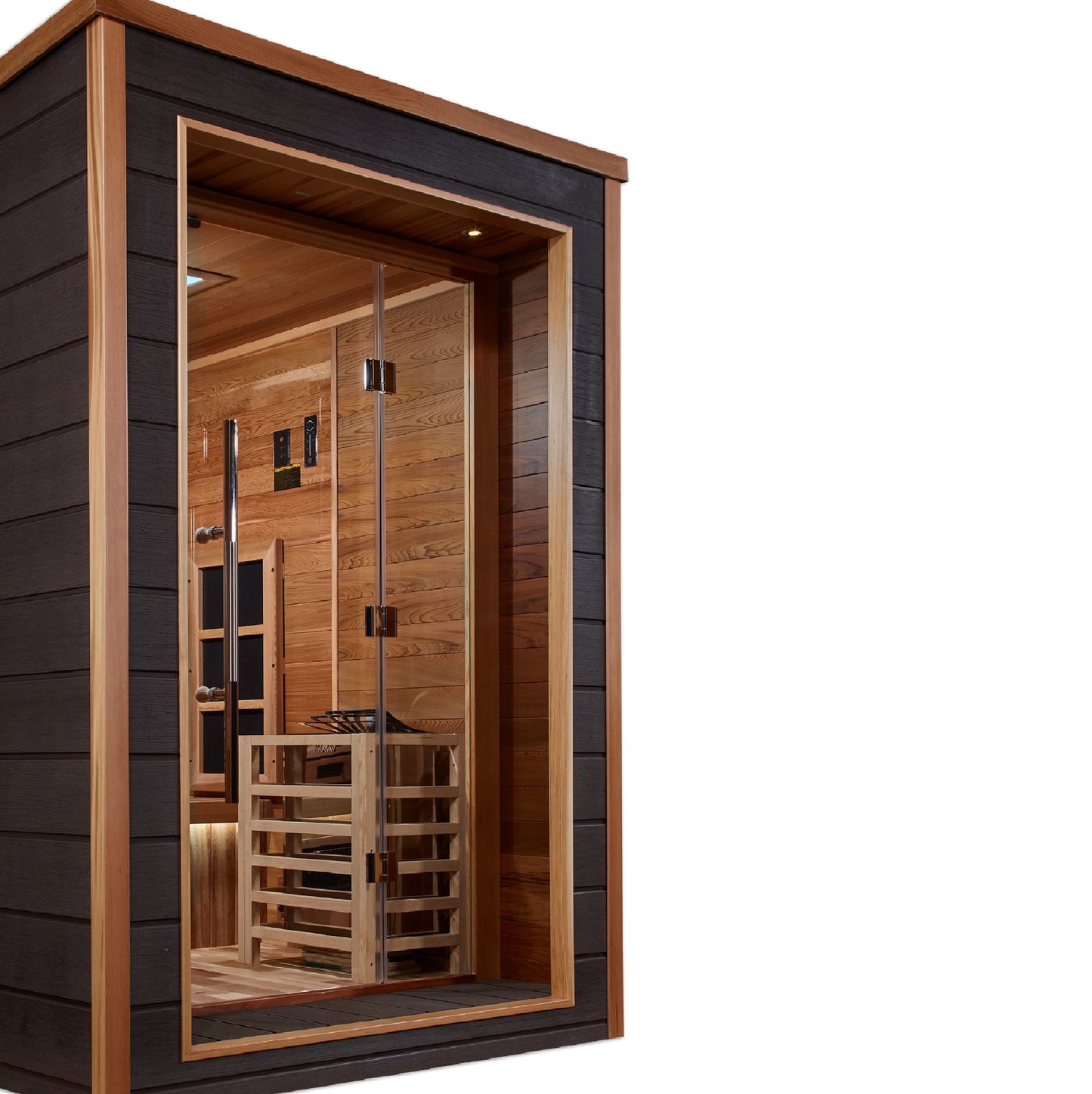 Karlstad 6-Person Outdoor-Indoor PureTech Hybrid Full Spectrum Sauna