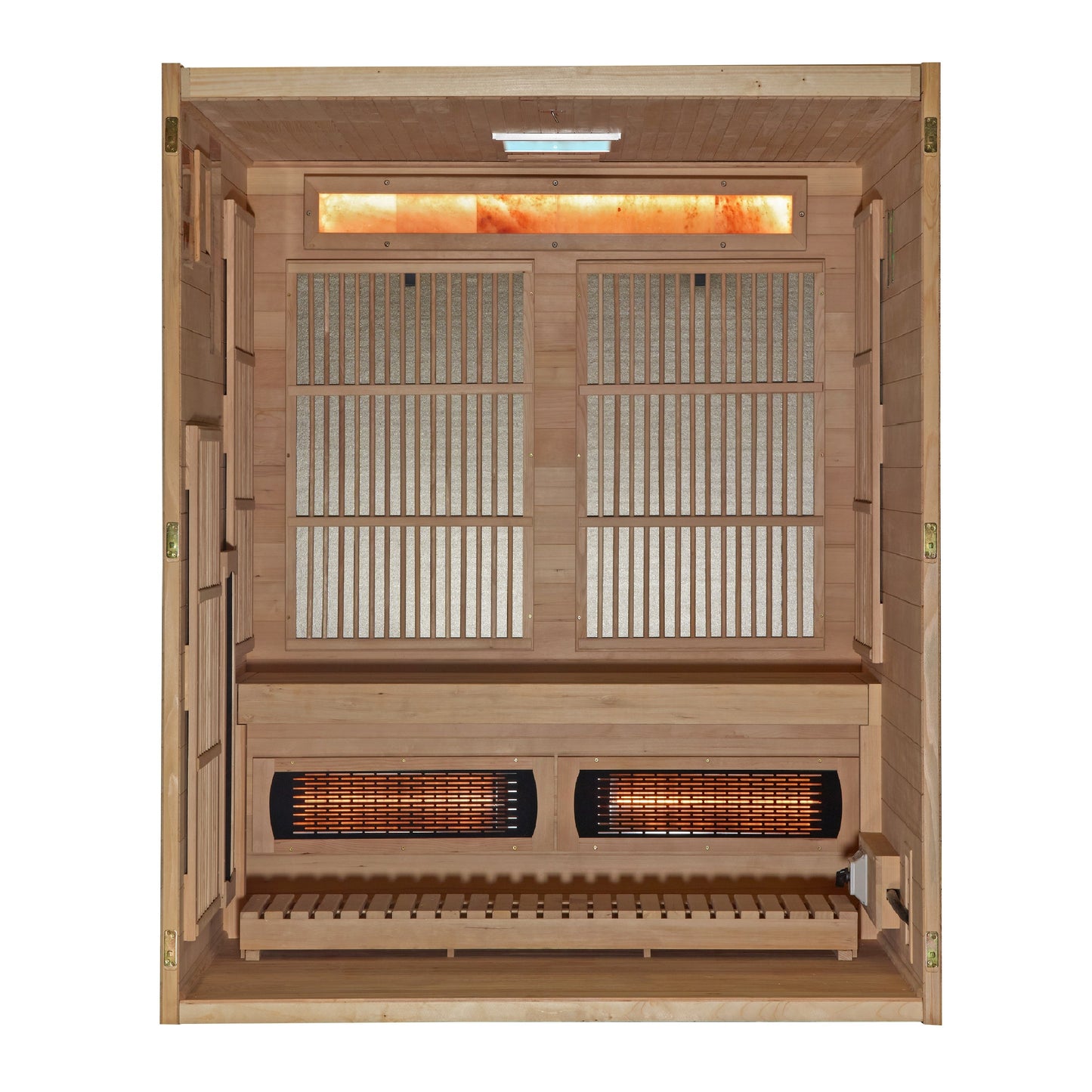 Golden Designs "Soria" 3-Person Indoor Hybrid Sauna | GDI-8330-01
