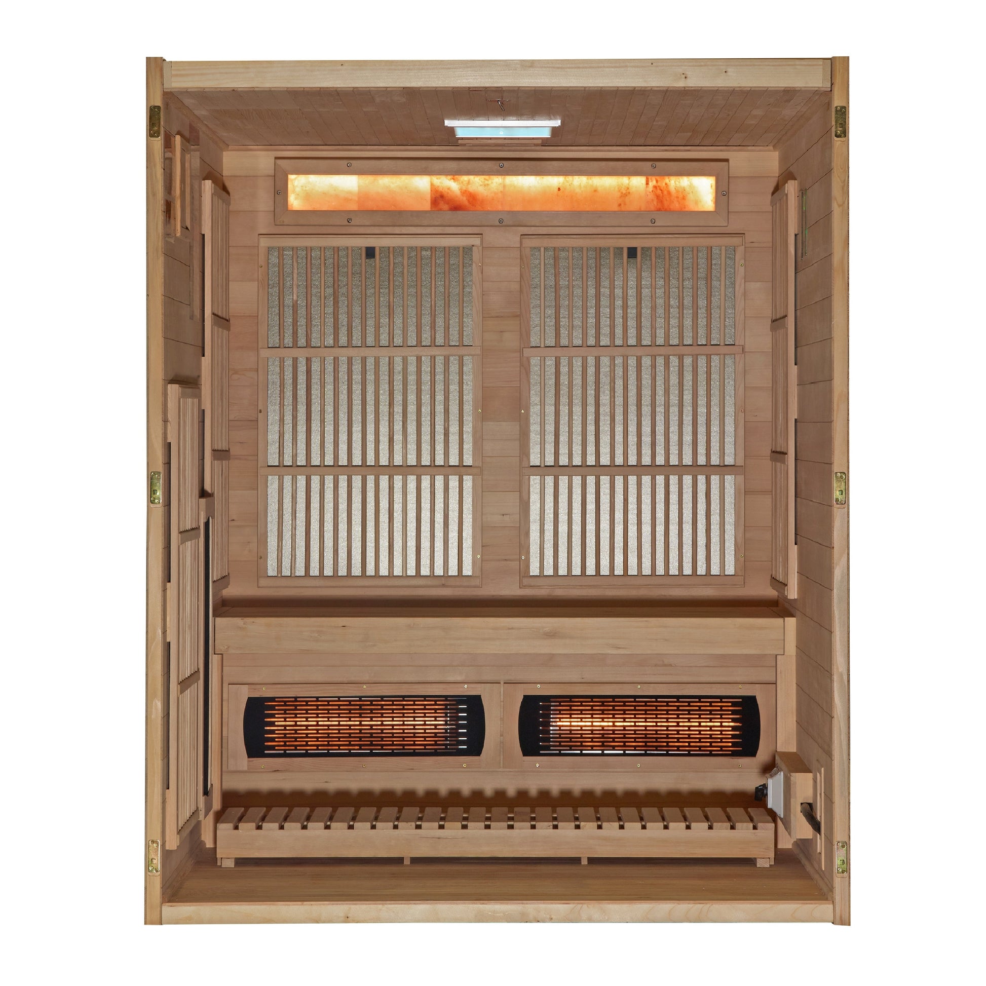 Golden Designs "Soria" 3-Person Indoor Hybrid Sauna | GDI-8330-01