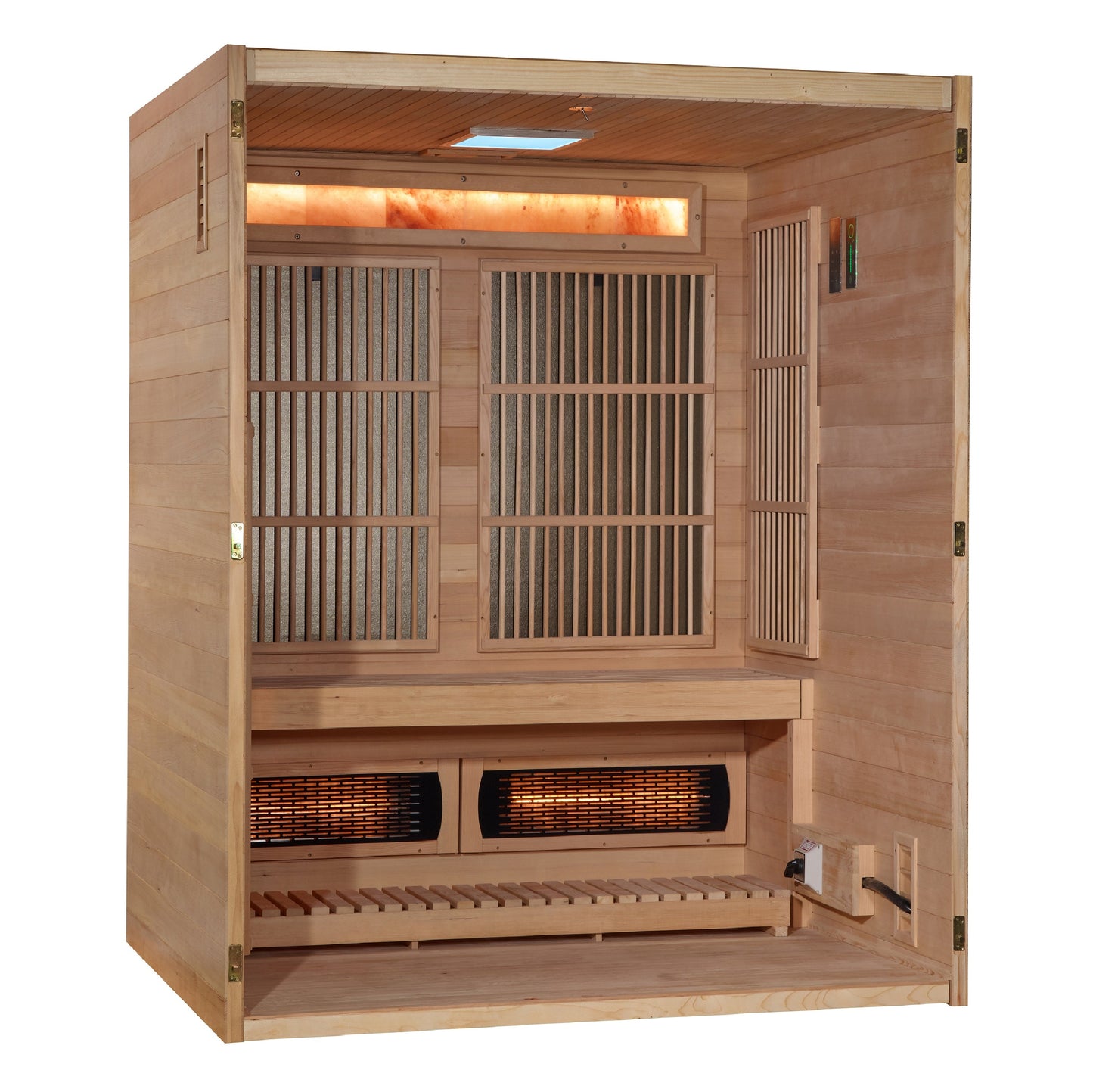 Golden Designs "Soria" 3-Person Indoor Hybrid Sauna | GDI-8330-01