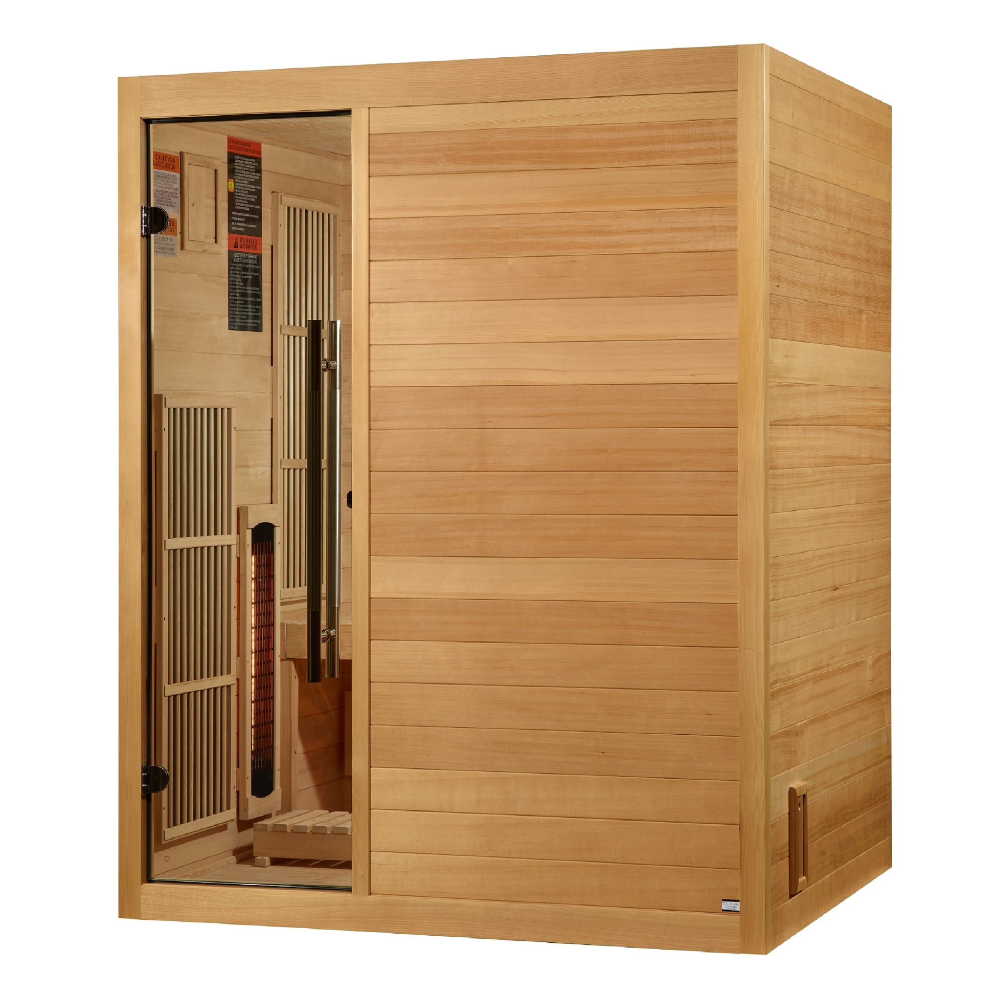Golden Designs "Soria" 3-Person Indoor Hybrid Sauna | GDI-8330-01