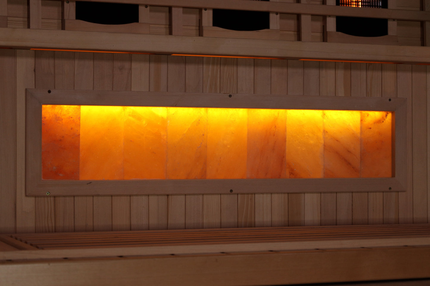 Golden Designs "Reserve Edition" 4-Person Full Spectrum Infrared Sauna with Himalayan Salt Bar | GDI-8040-03