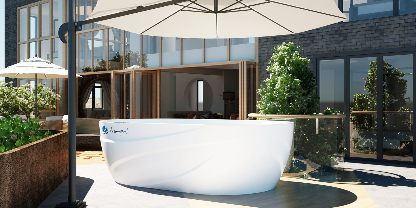 DreamPod Fiberglass Ice Bath with Chiller